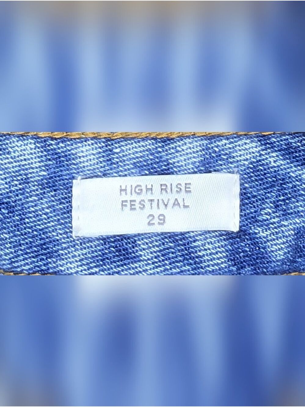 PacSun High Rise Festival Distressed Denim Shorts Size 29 - Picture 12 of 12